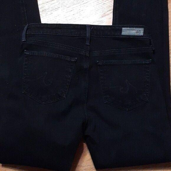 Adriano goldschmeid black jeans mid rise cigarette 25 R contour 360 - Picture 4 of 7